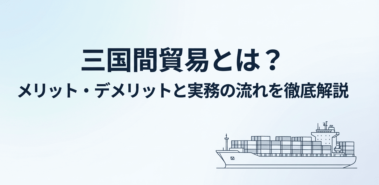 三国間貿易とは？メリット・デメリットと実務の流れを徹底解説